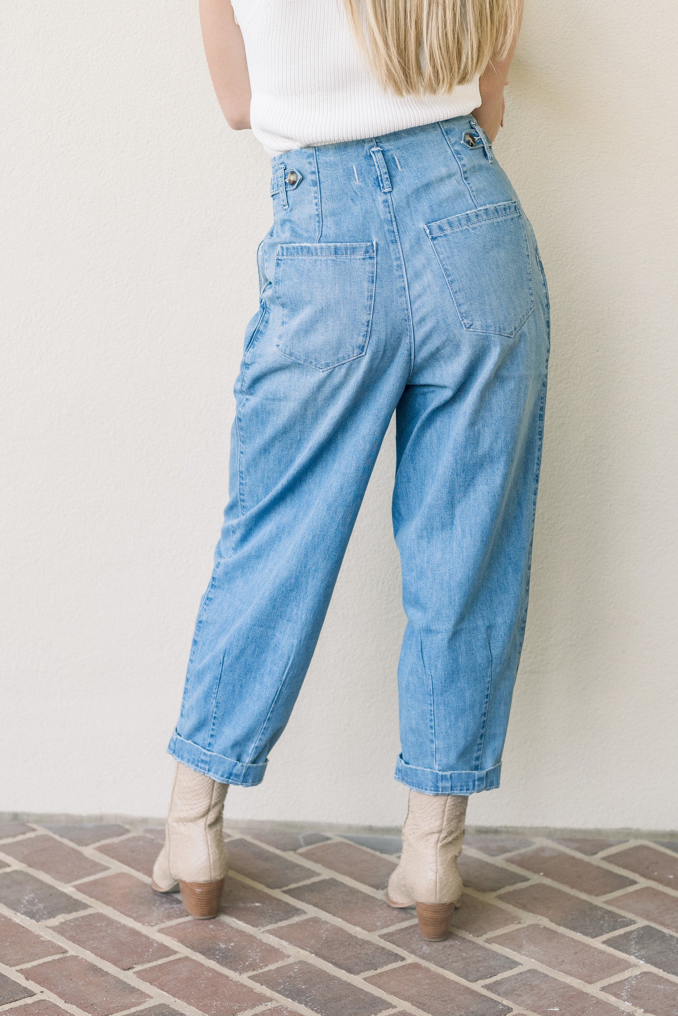 Paperbag Denim Jeans
