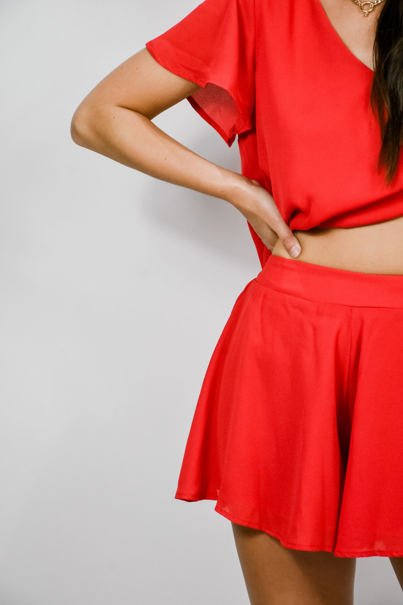 Red Swing Shorts