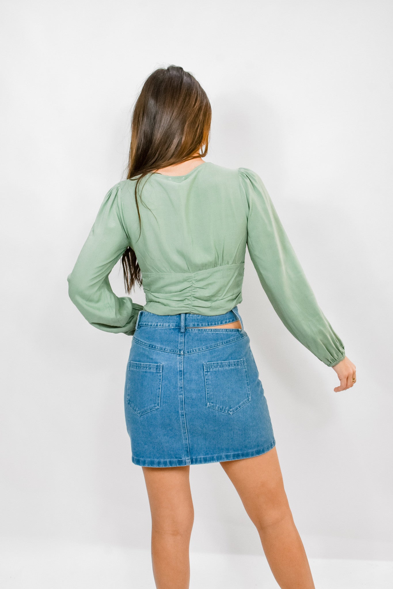 On Brand Slit Skirt