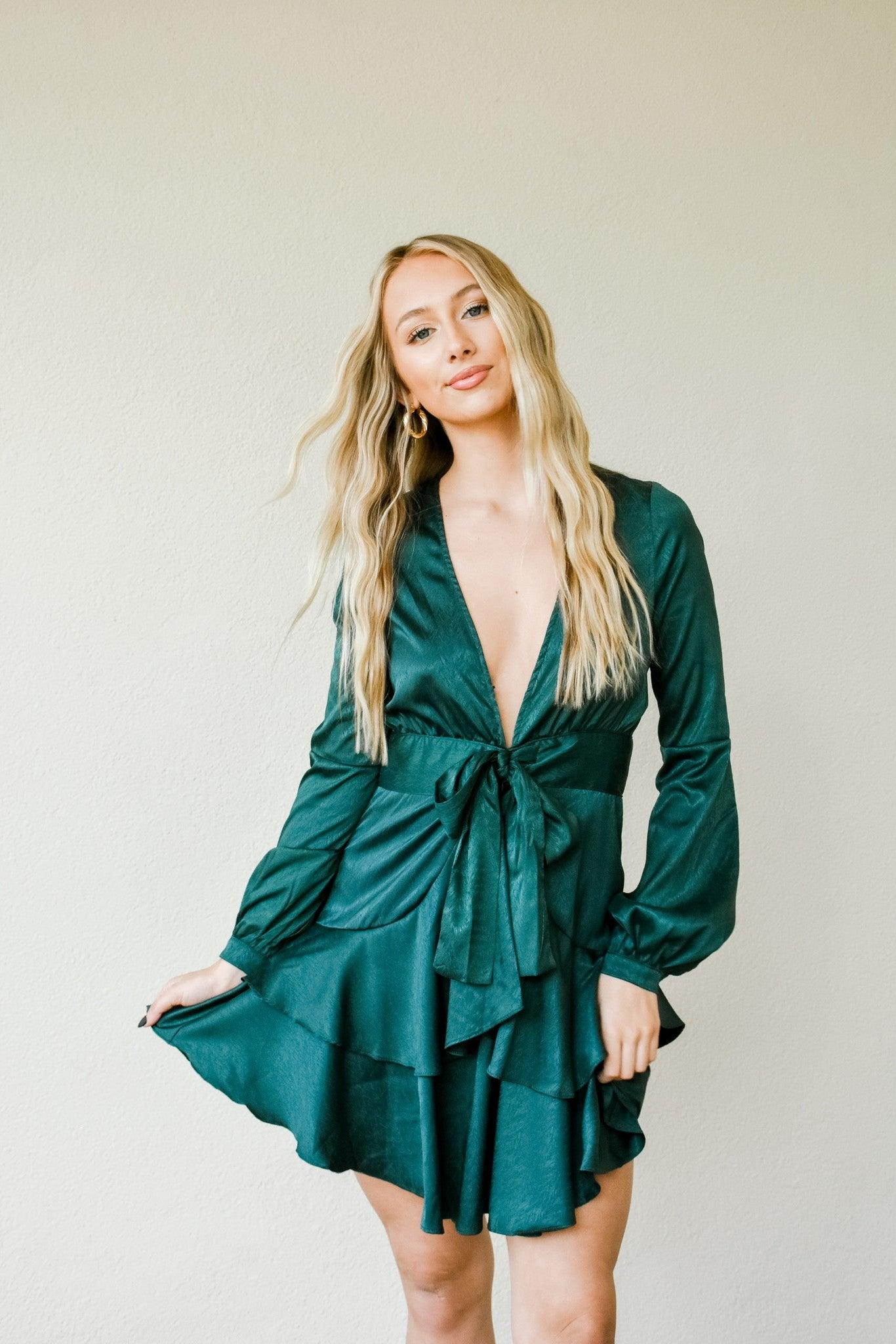 Tis the Season Ruffle Dress
