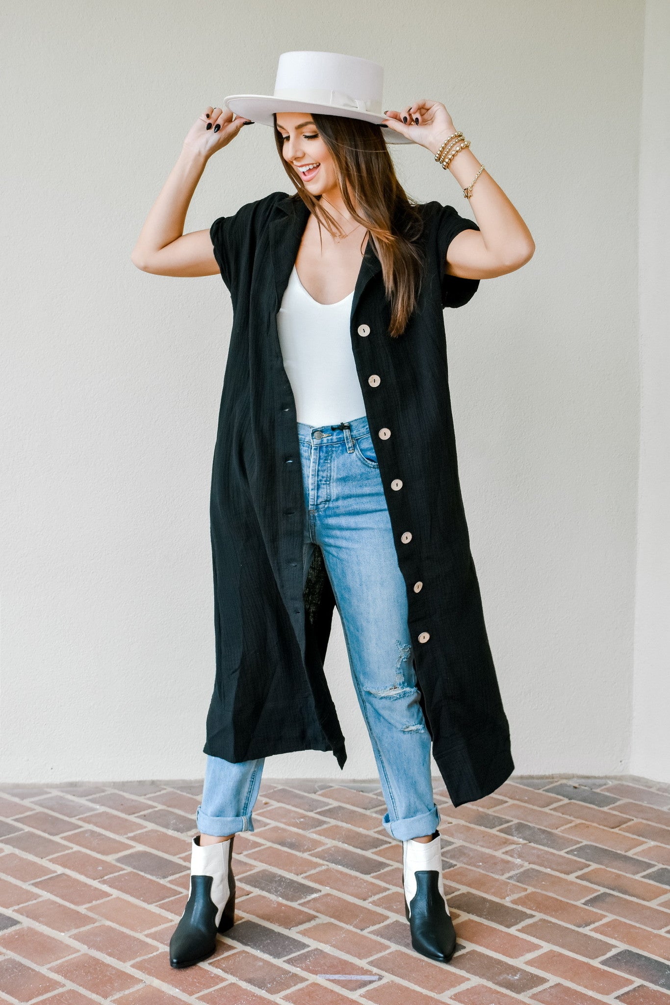 Black Friday Button Midi