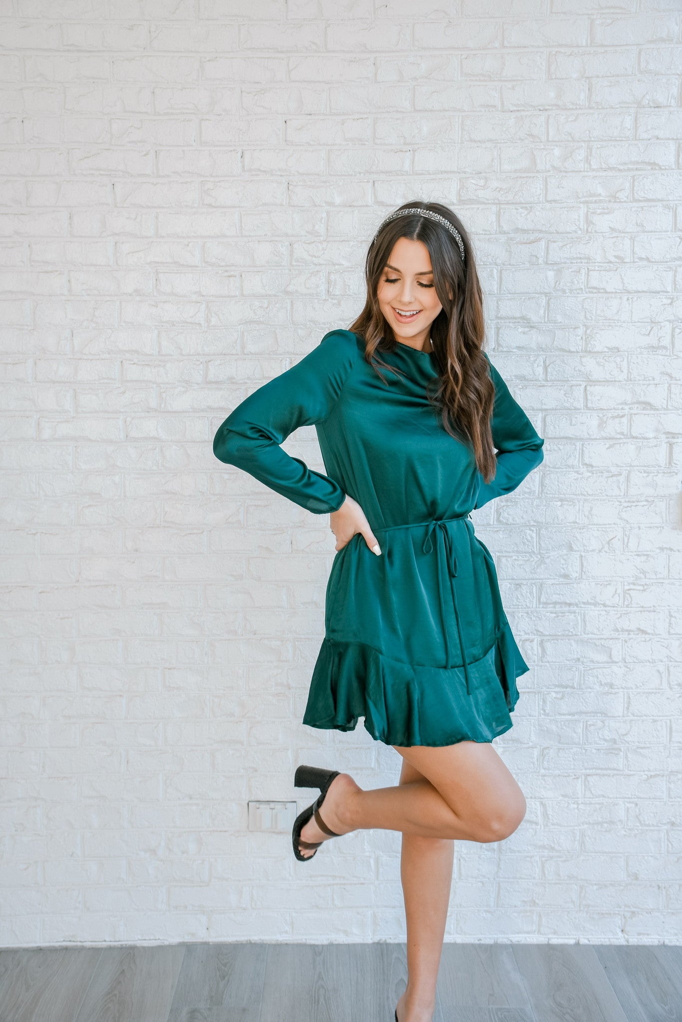 evergreen cocktail dress Evergreen Glow Dress