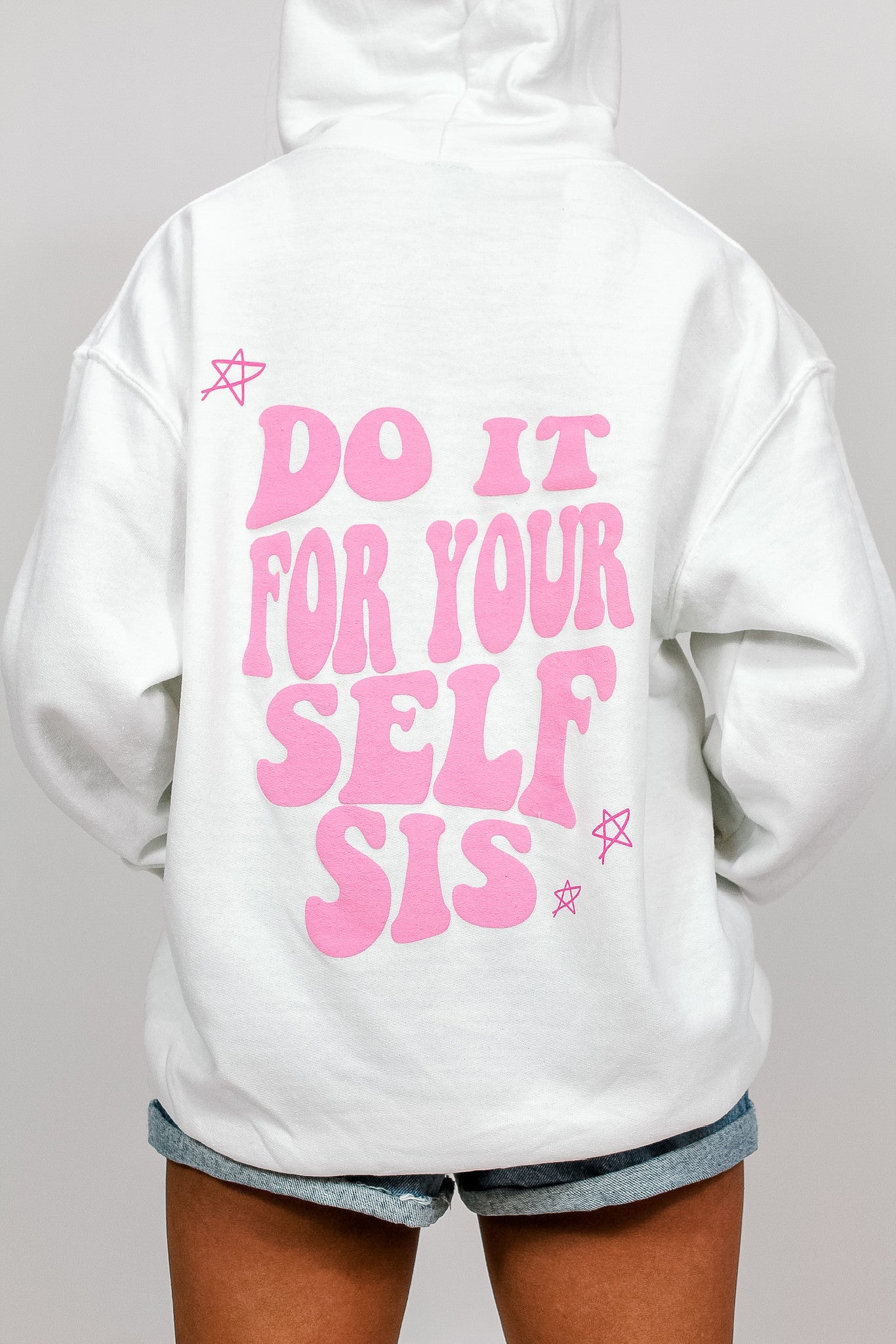 Sisters hoodie pink on sale