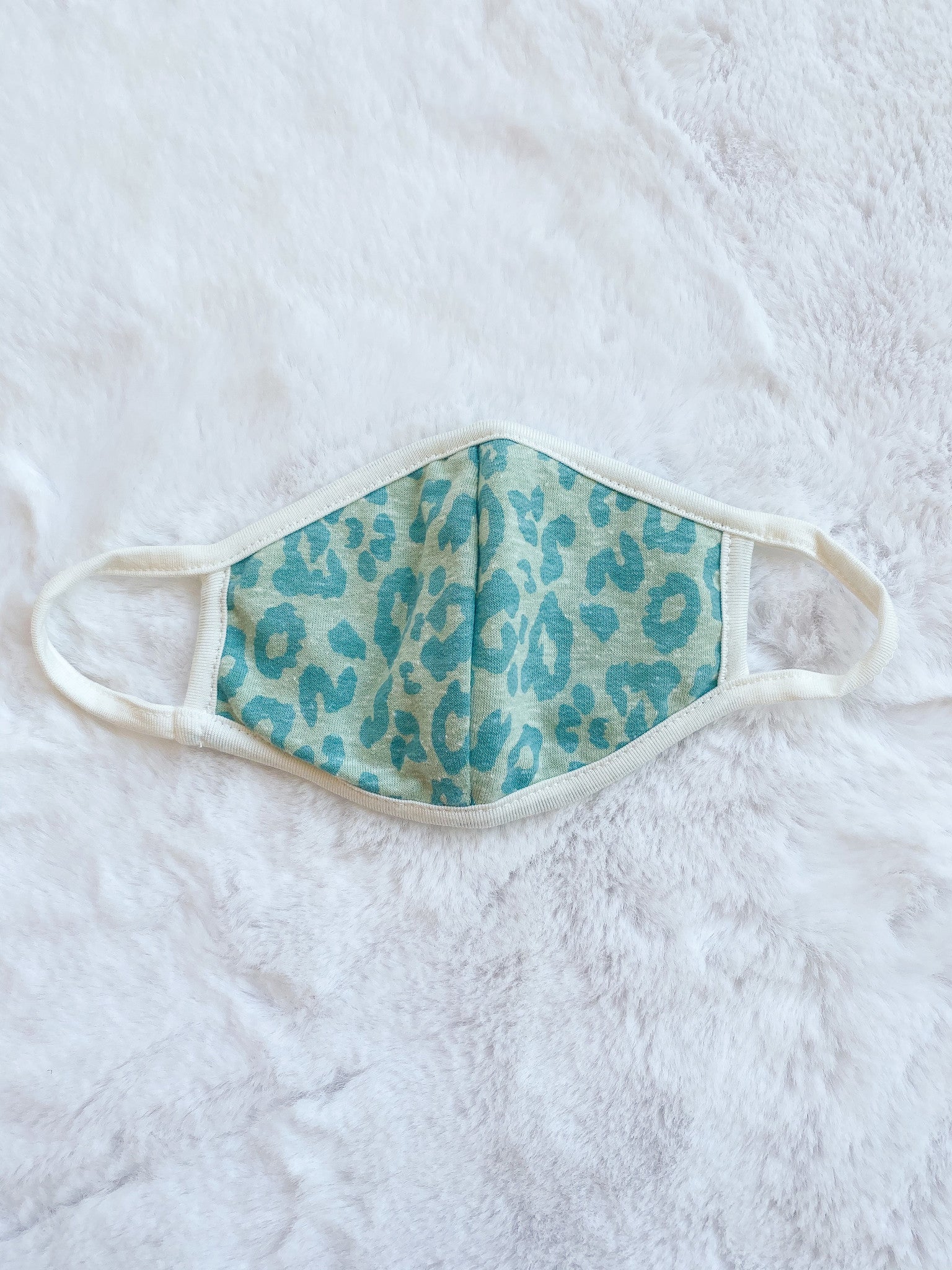 Aqua Leopard Kids Mask