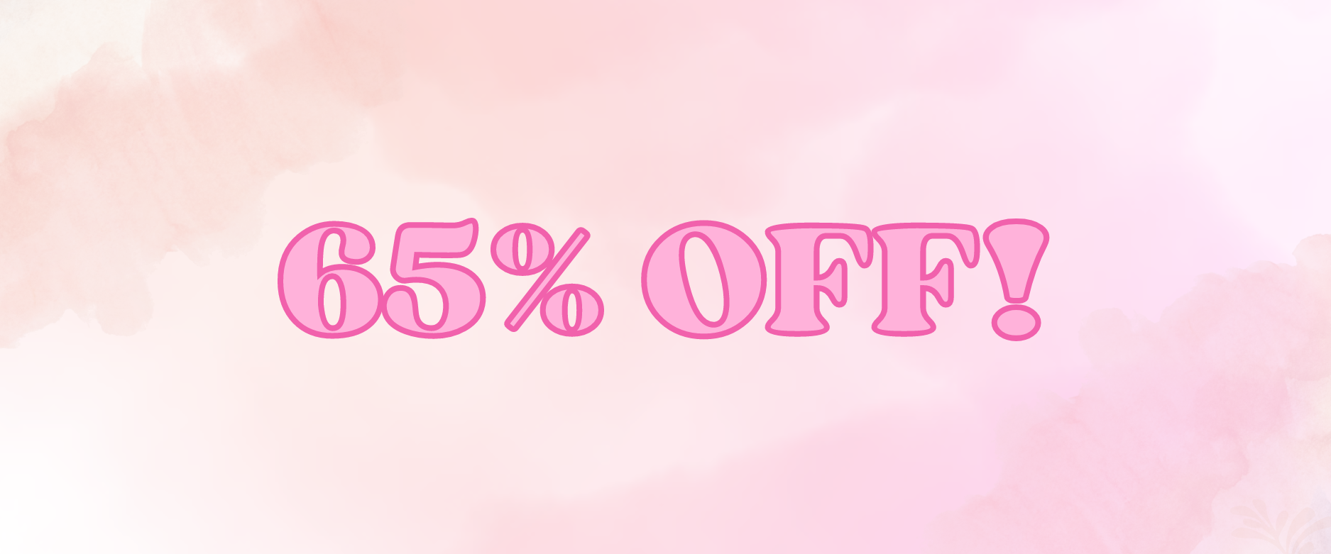 BLOWOUT SALE- 65% OFF