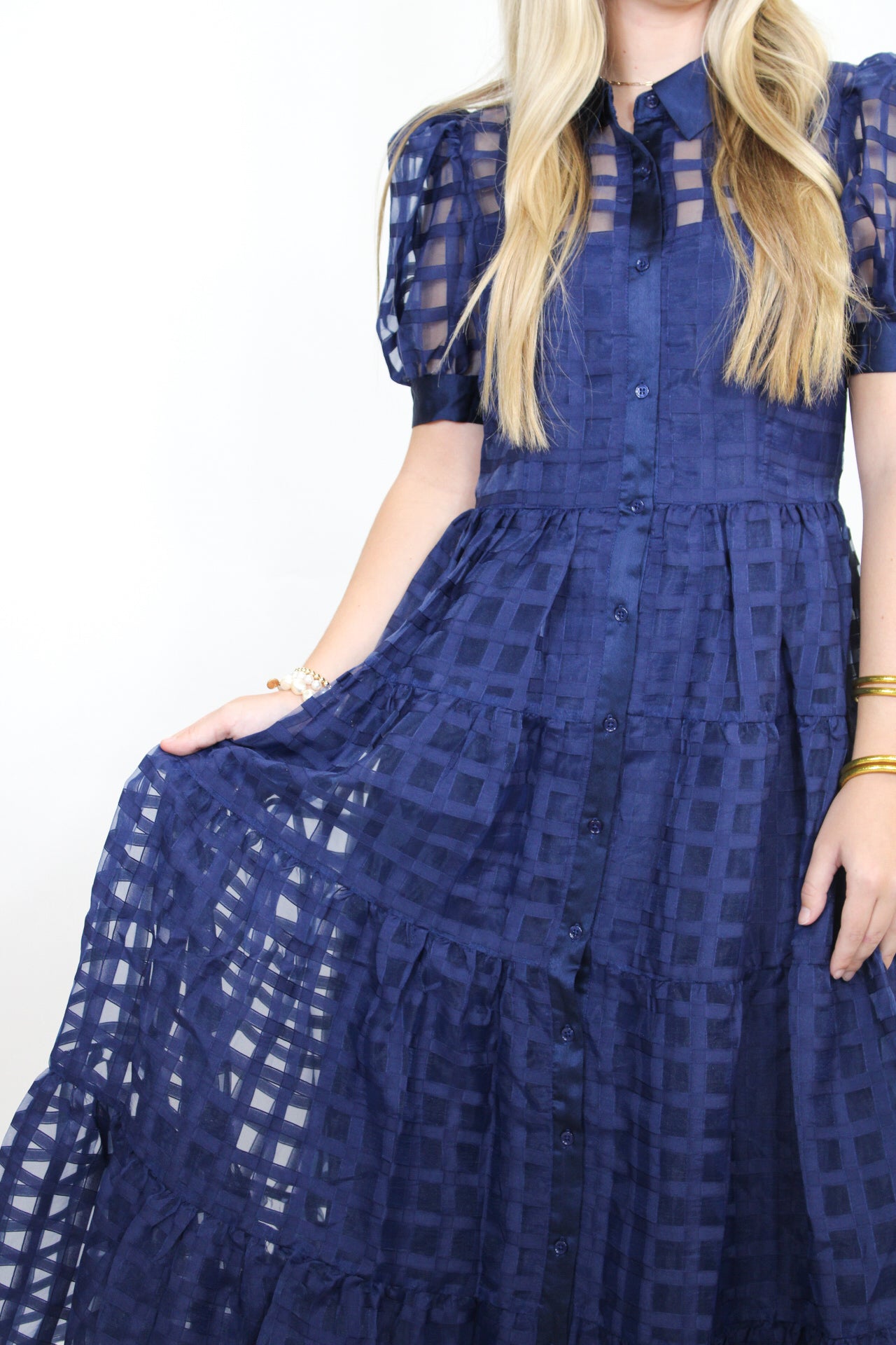 Navy Midi Dress