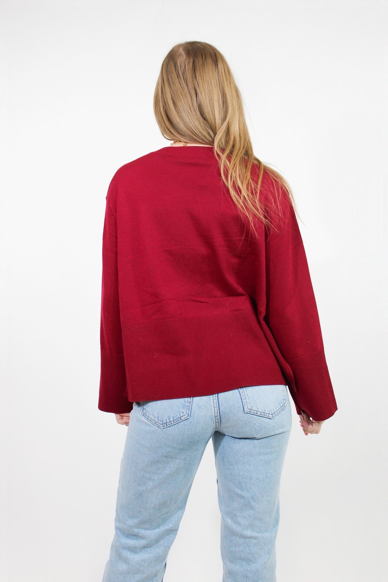 Red Velvet Sweater