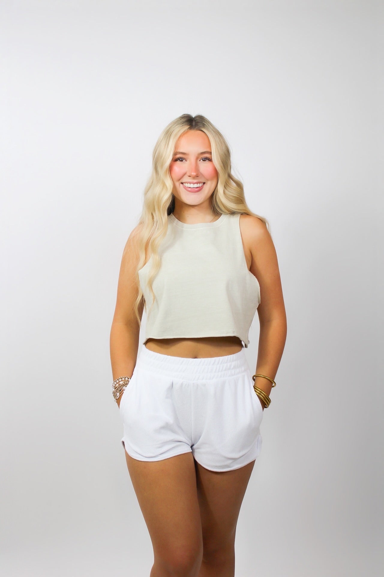 Sandy Cropped Tank