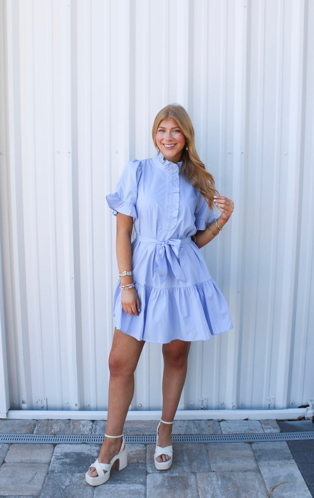 Adair Belted Mini Dress