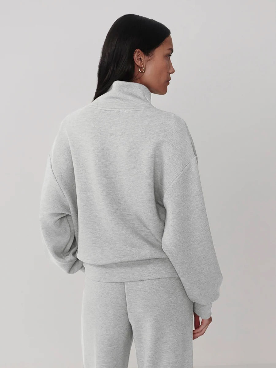 Davidson Sweat - Light Grey Marl