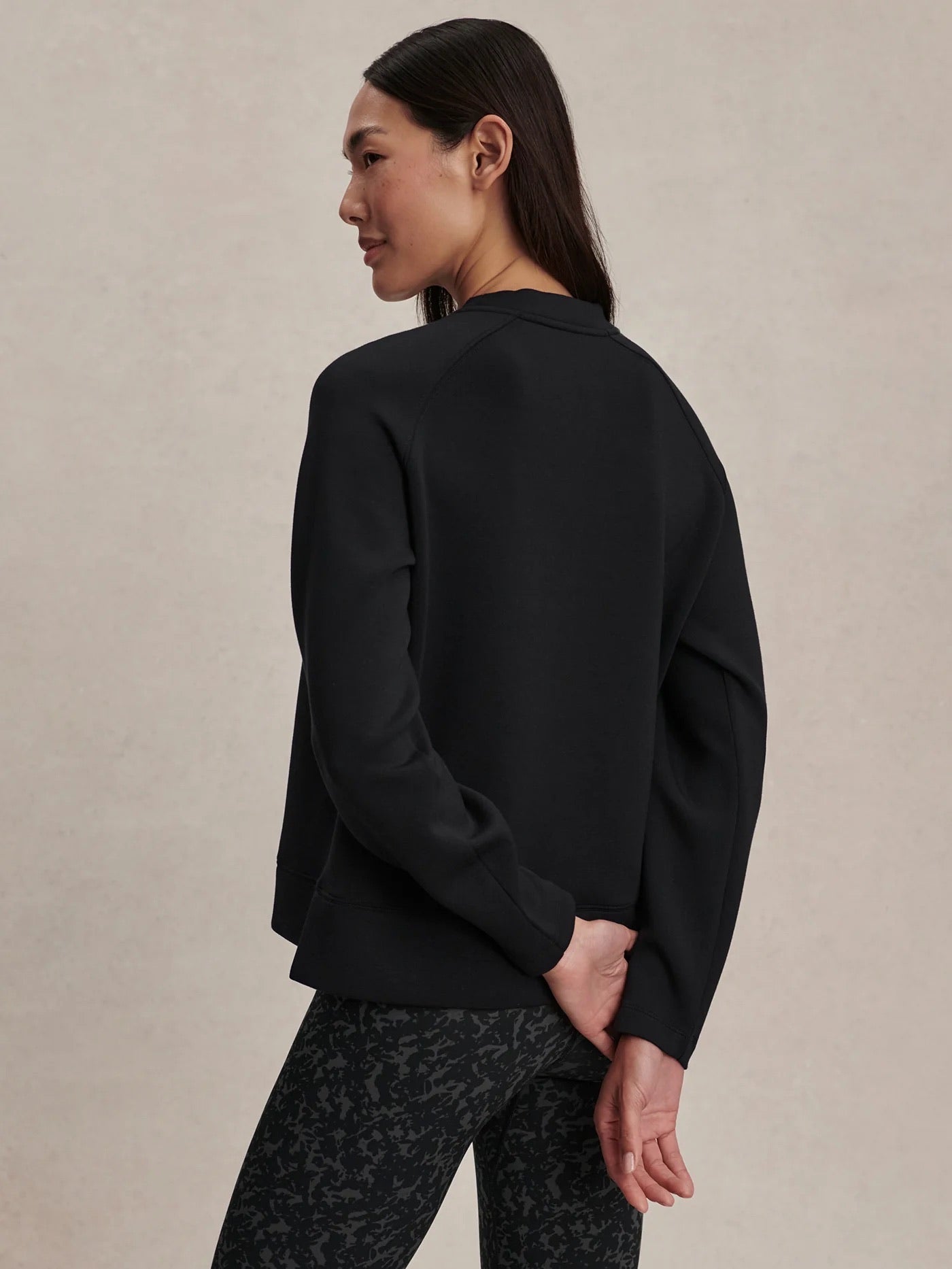Zosia Crew Neck Midlayer - Black