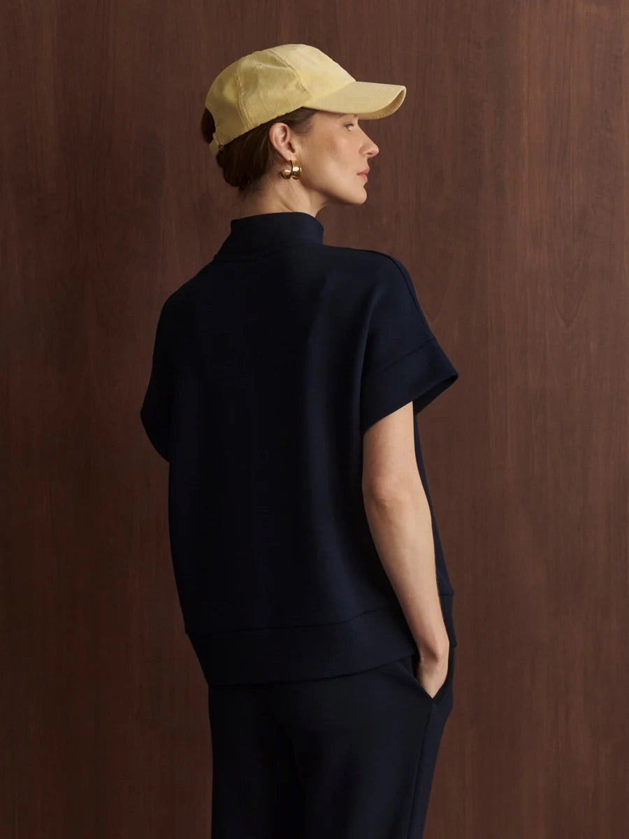 Ritchie Short Sleeve Sweat - Navy
