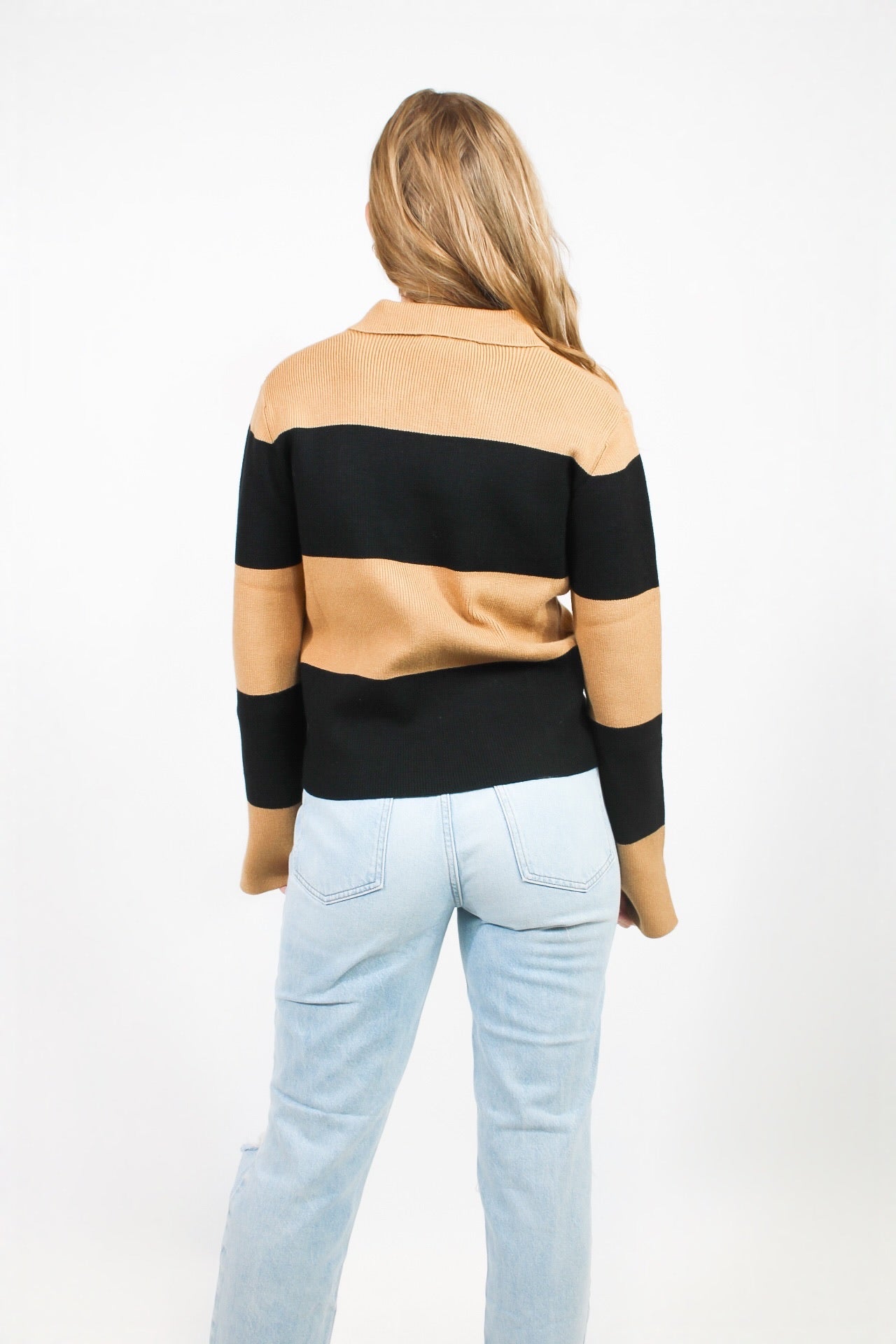 Salted Caramel Collared Sweater