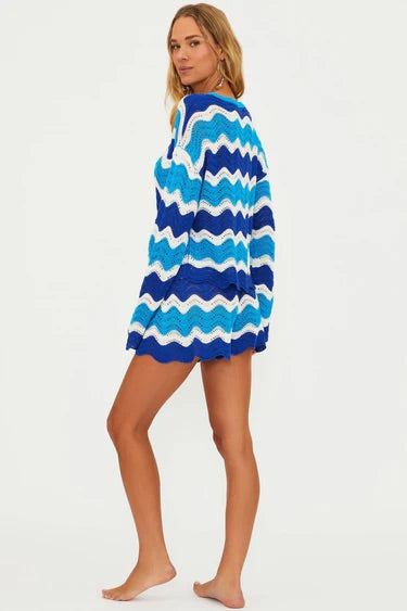 Beach Sweater Riviera Waves