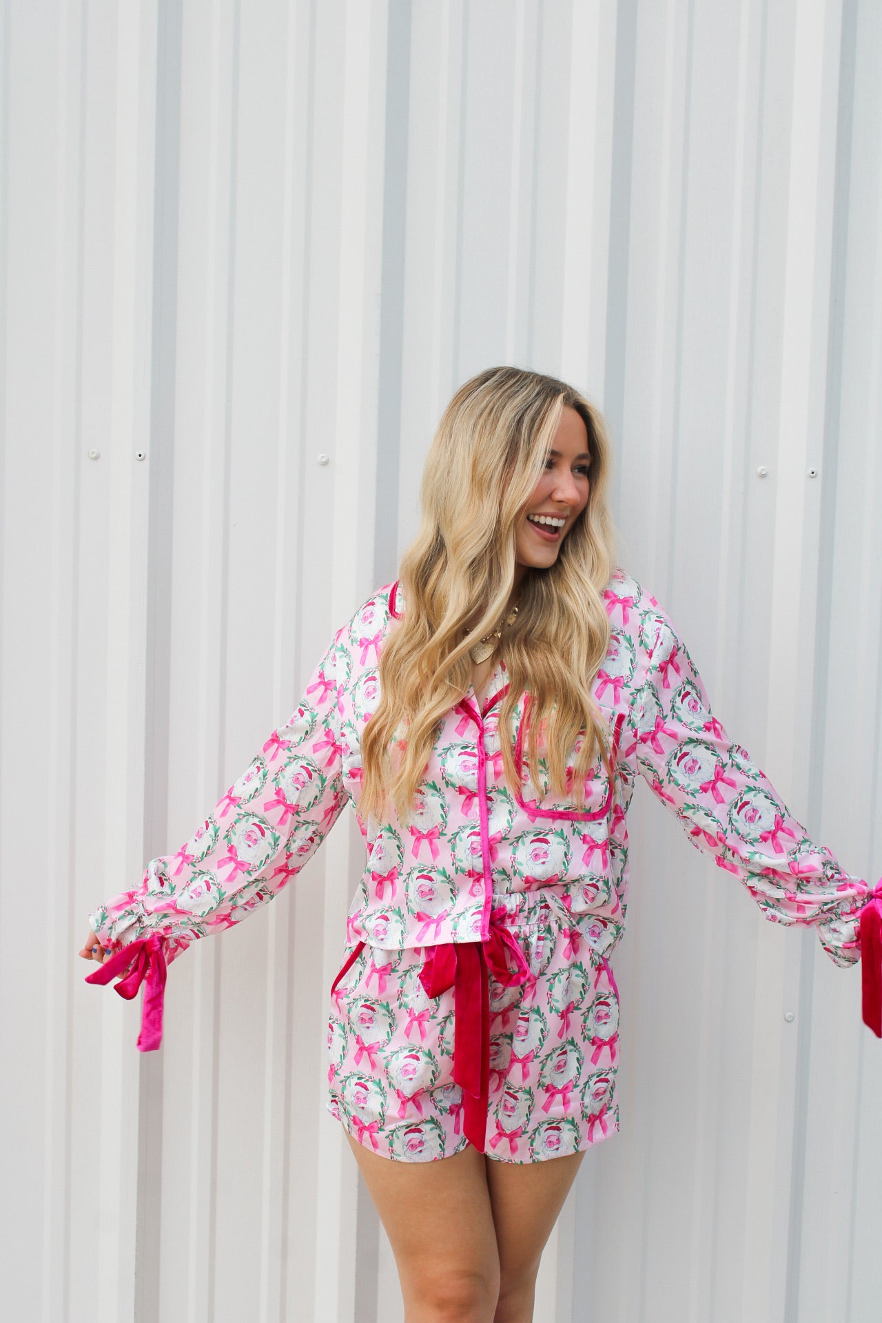 Pink Christmas PJs