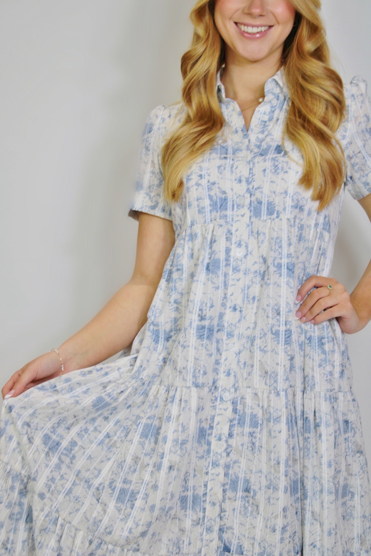 Tea Cake Toile Midi