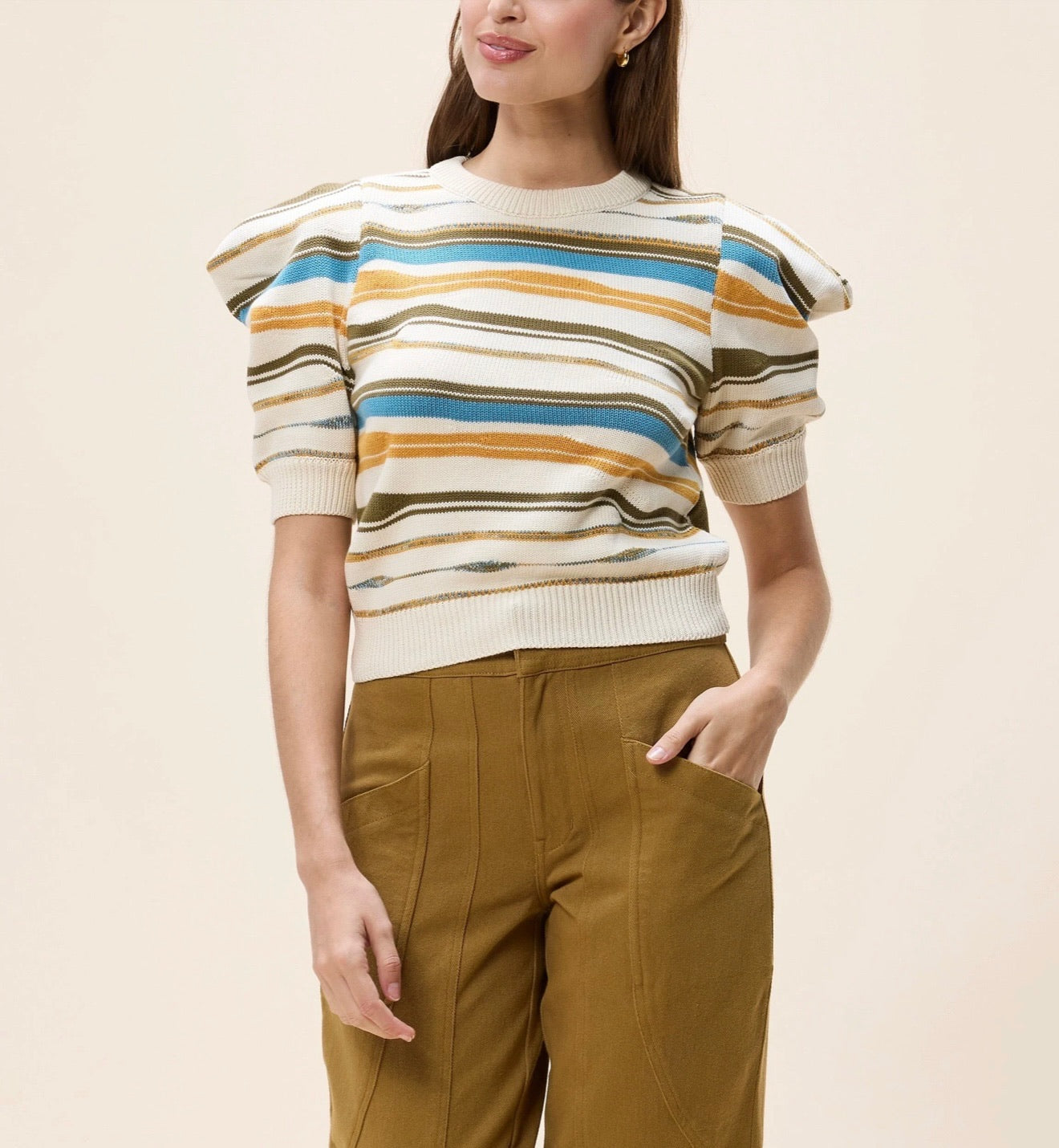 Rei Sweater - Ivory Multi