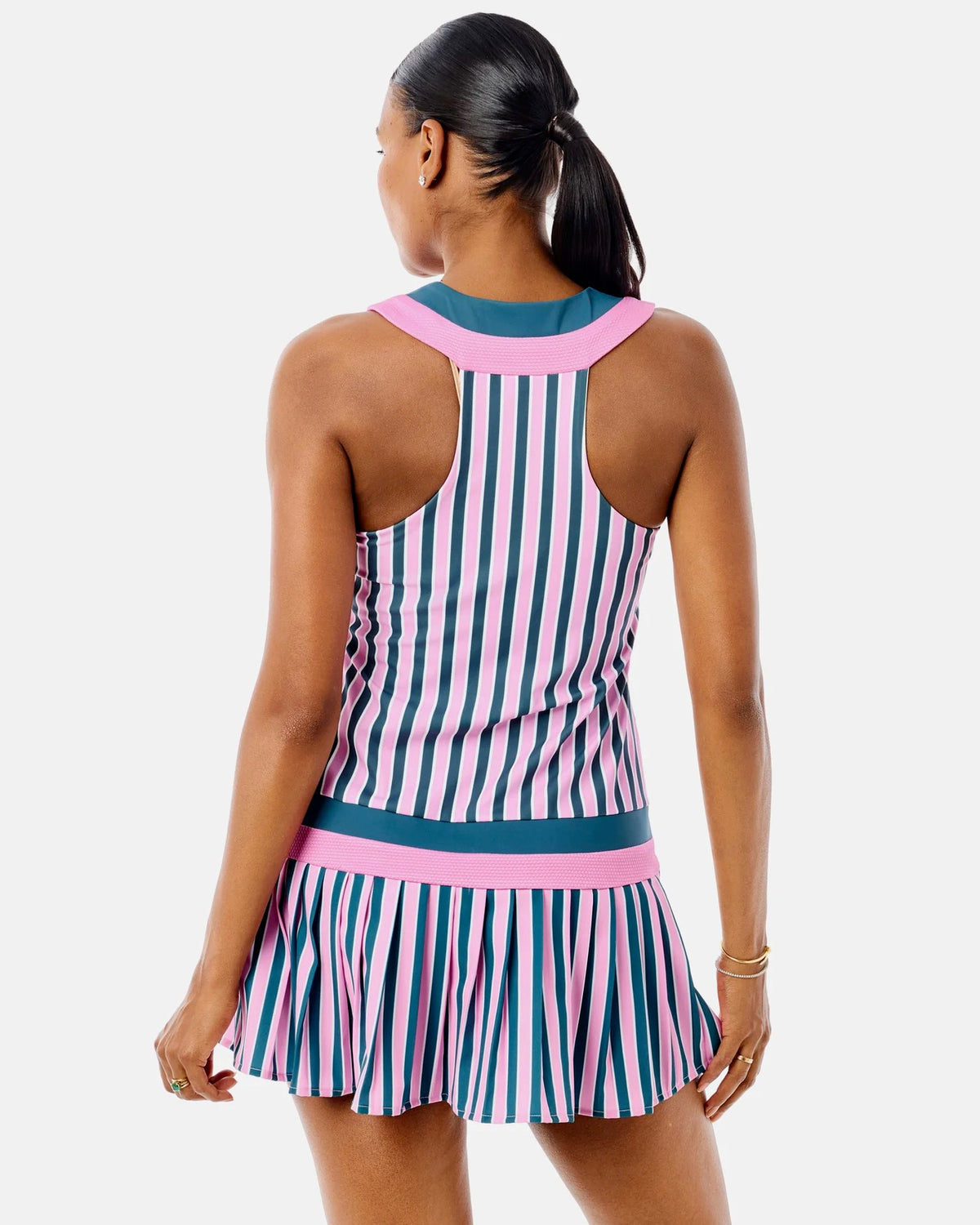 Match Dress - Cotton Candy Triple Stripe