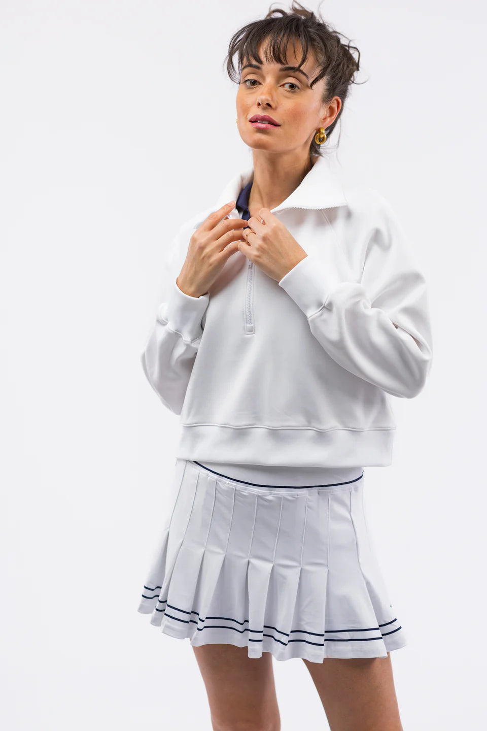 The Nora Sweatshirt - White