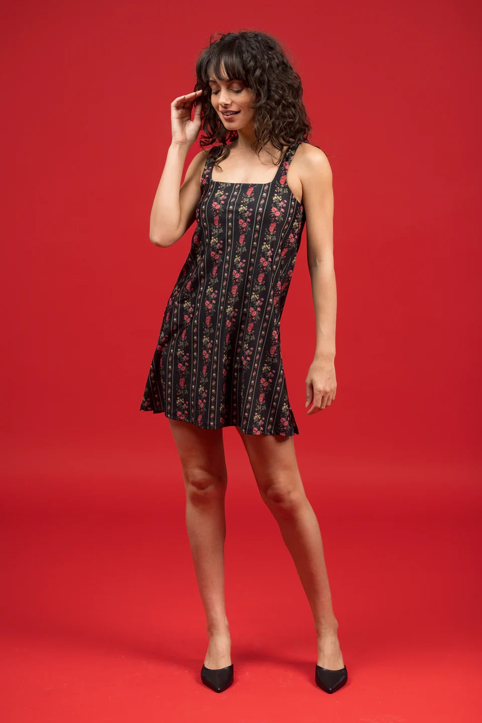 The Carol Dress - Onyx Garden Roxy Sub