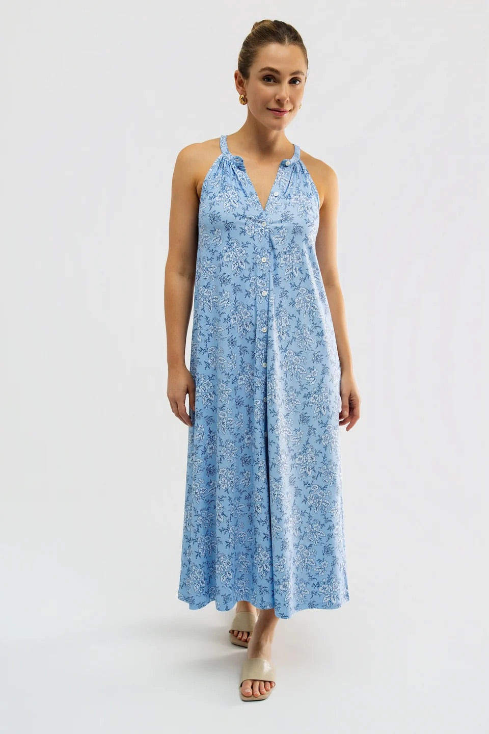 The Sunny Dress - Raindrop Floral