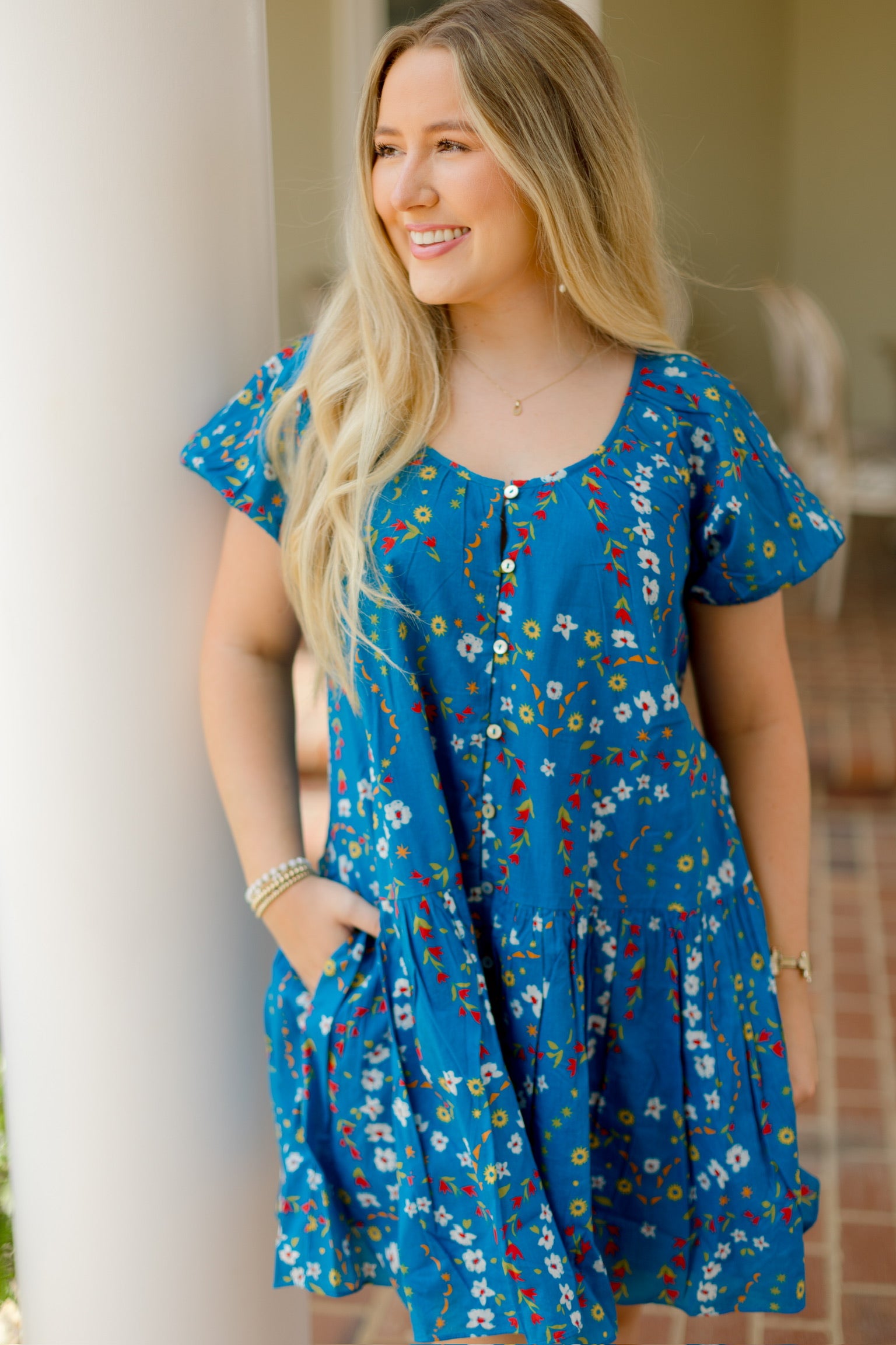 Brisa Mini Dress - Mediterrana