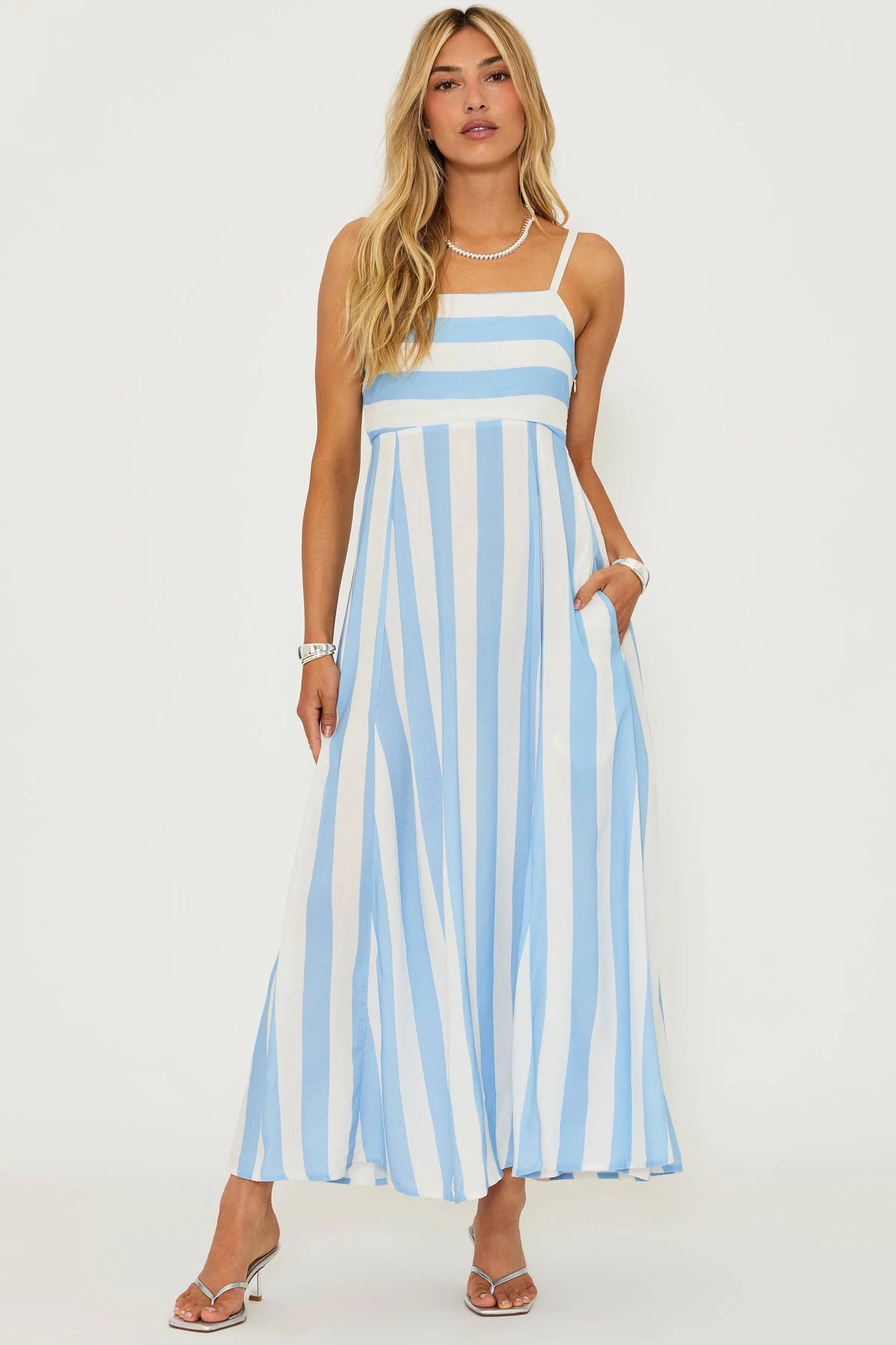 Rianne Dress Iris Stripe