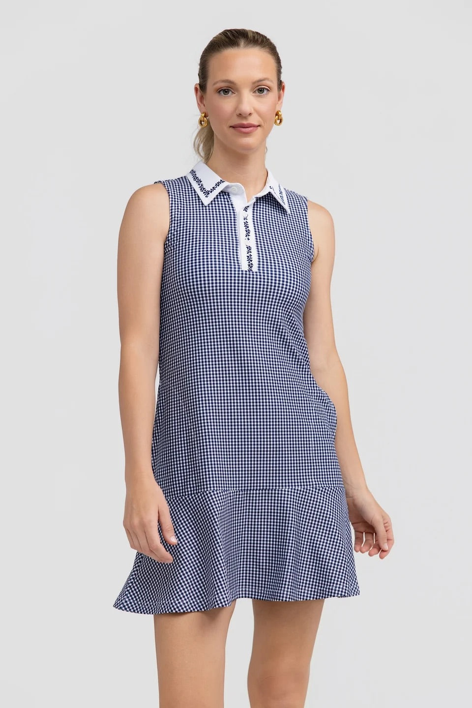 The Gracie Dress - Navy Gingham