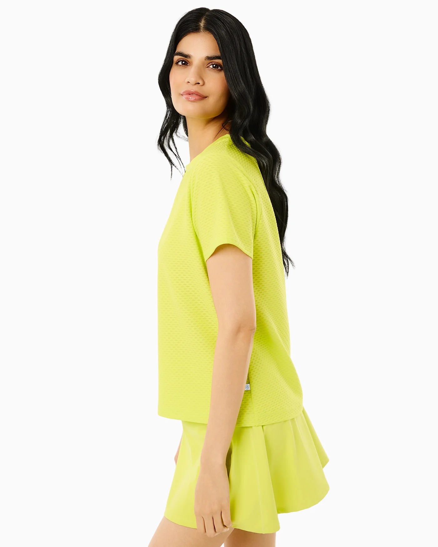 Walnut Short Sleeve - Chartreuse