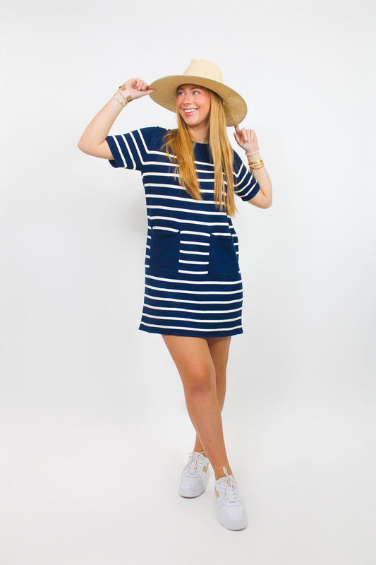 13 Stripes Mini Dress