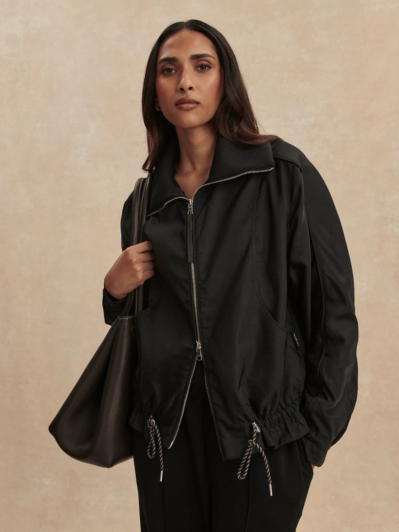 Lotta Blouson Jacket - Black