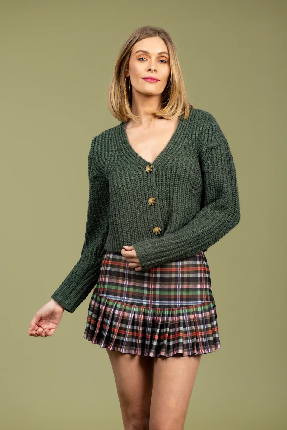 Ruth Skort - Stockholm Plaid