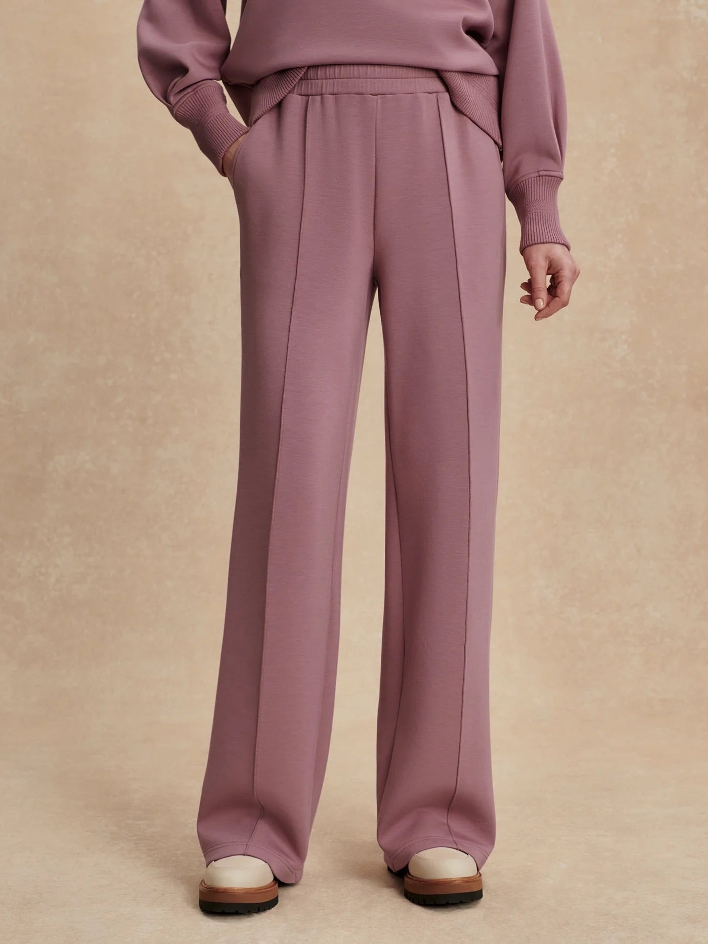 The Wide Leg Pant 30 - Wistful Mauve - Shopsisterology