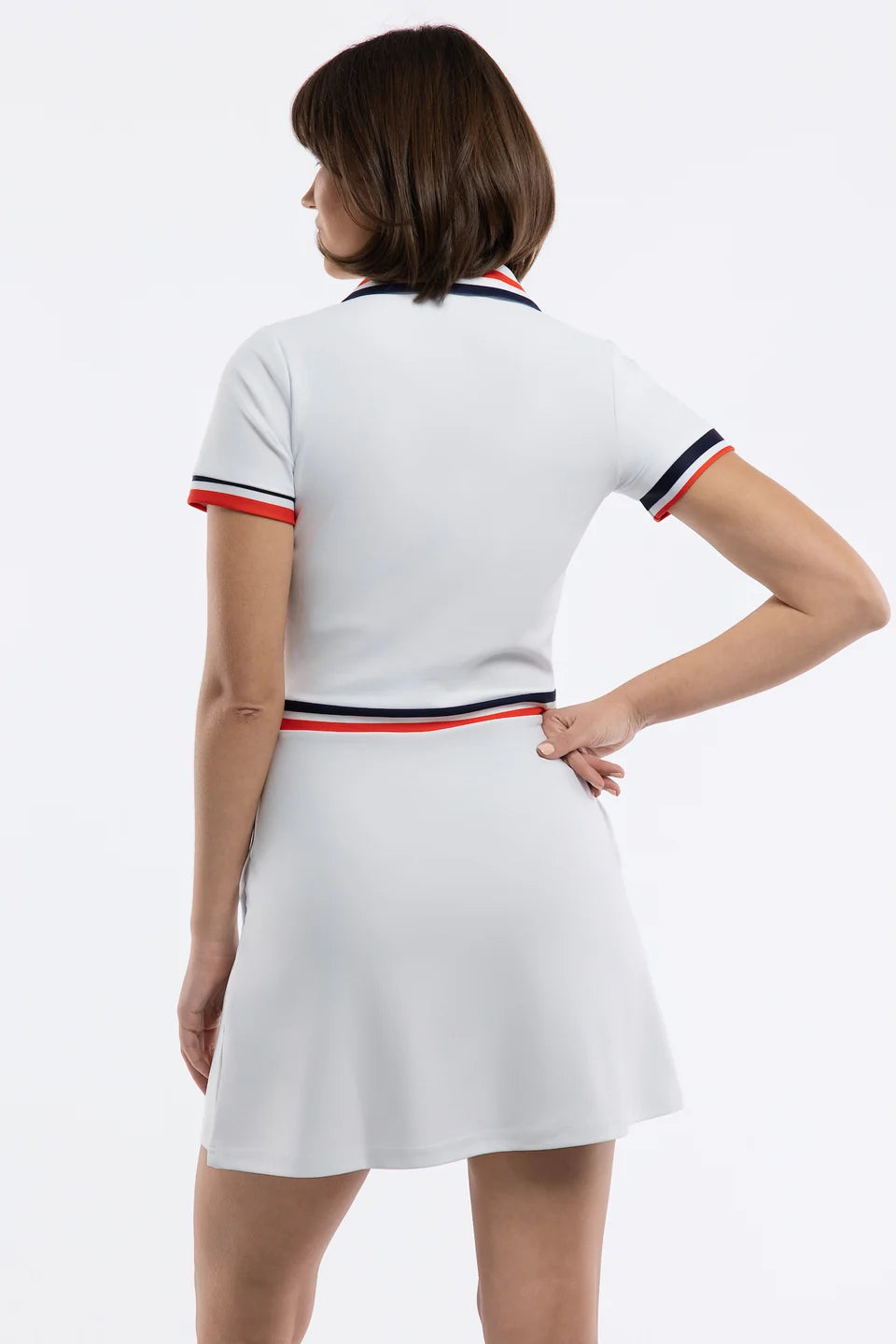 The Meritt Dress - White/TN