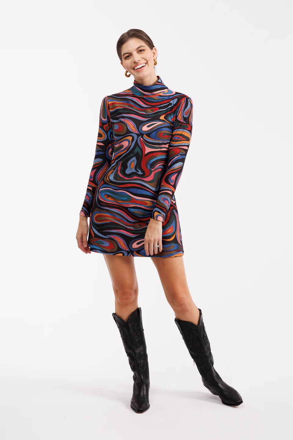 The Dottie Mini Dress - Vinyl Baby