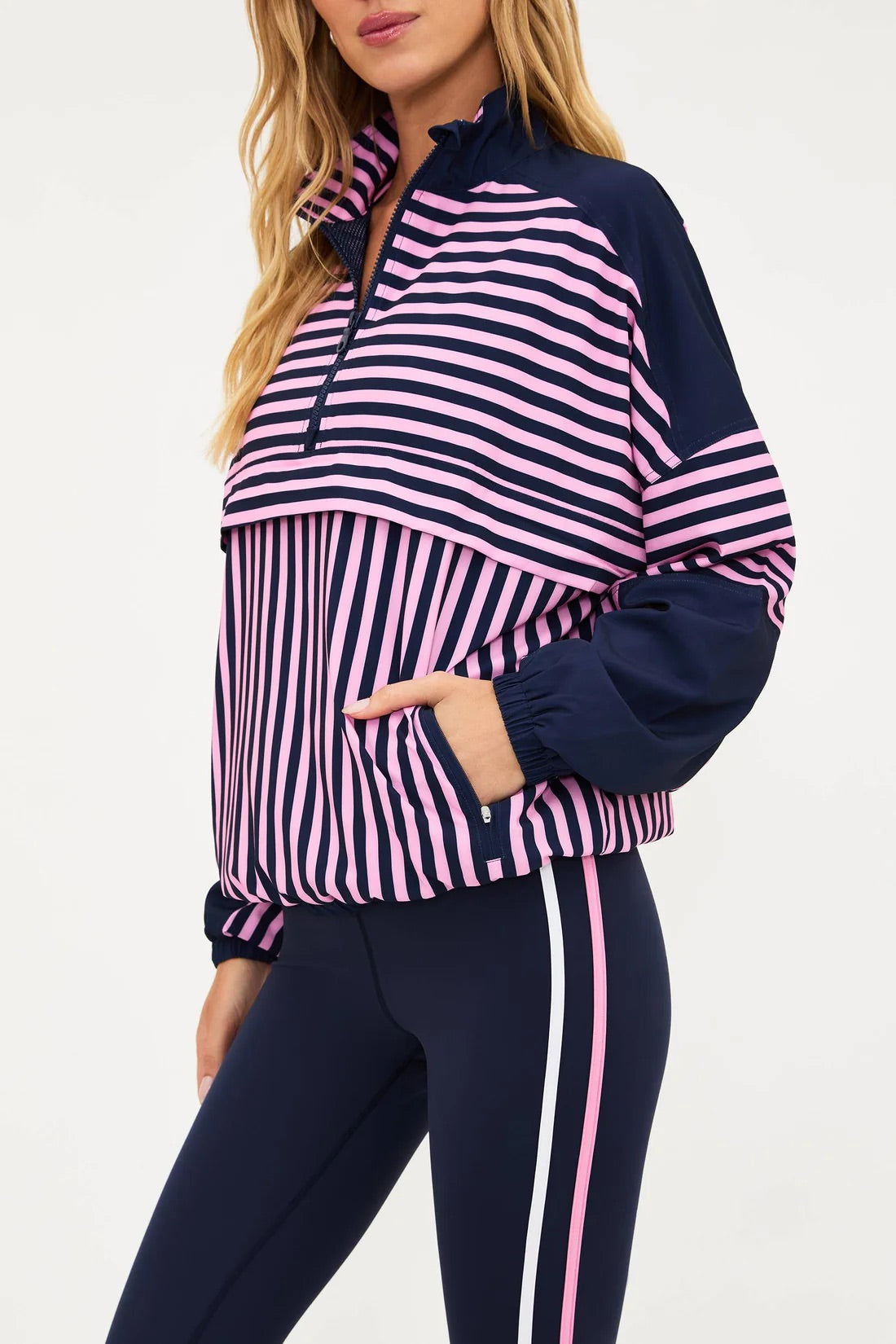 Vespera Top - Sleet Stripe