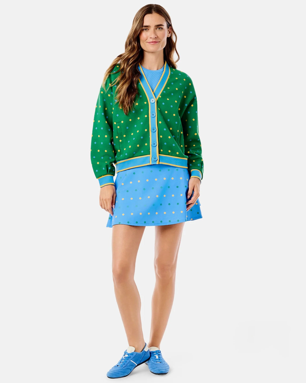 Abbott Sweatshirt Cardigan - Evergreen Serve