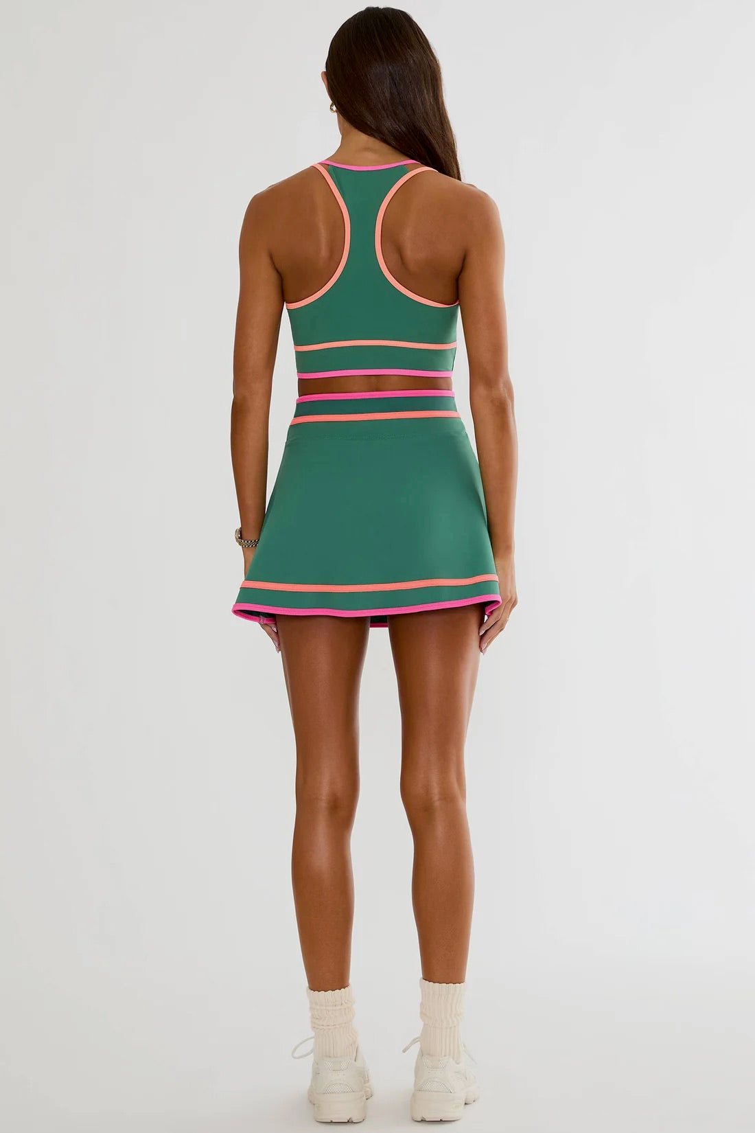Tamara Skirt - Rally Green Colorblock