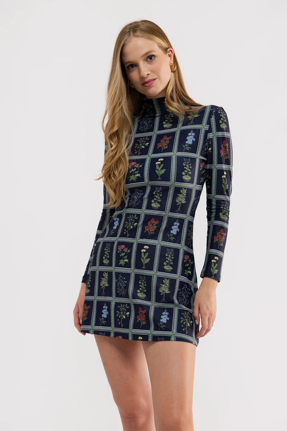 Dottie Dress - Gardeners Window Navy