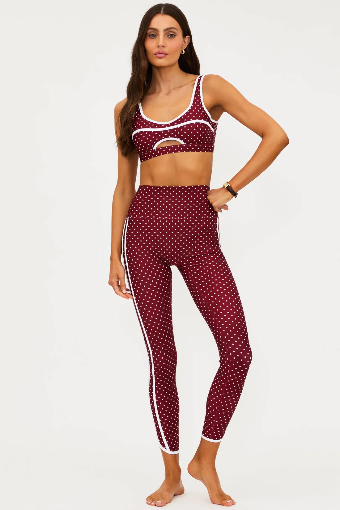 Rella Legging - Crimson Dot