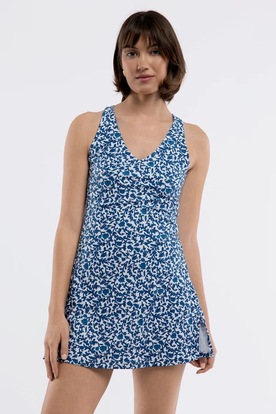 The Campbell Dress - Porcelain Floral