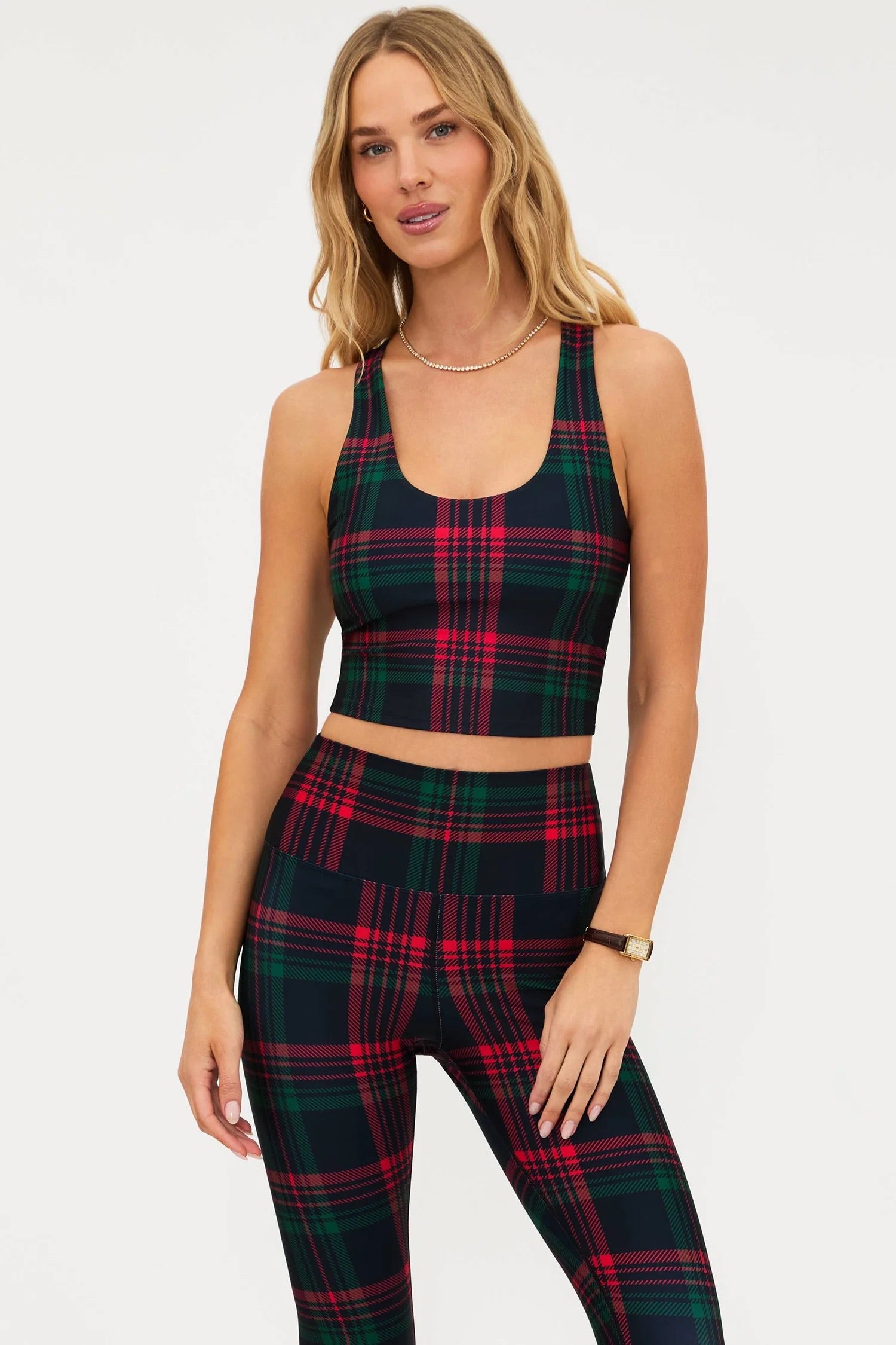 Yara Top - Ribbon Plaid