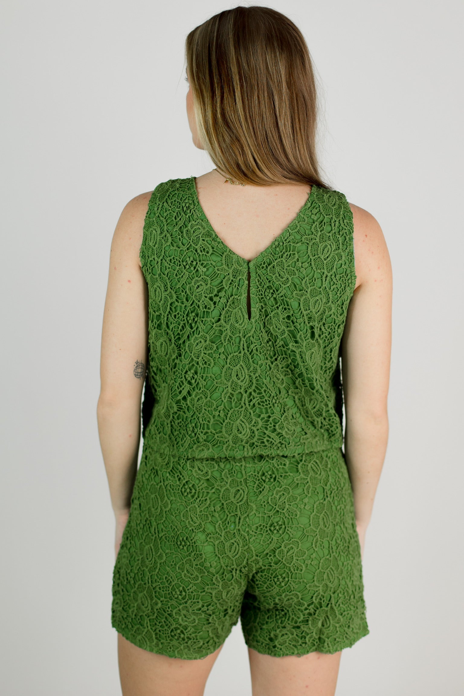 The Adrienne Top - Garden Green
