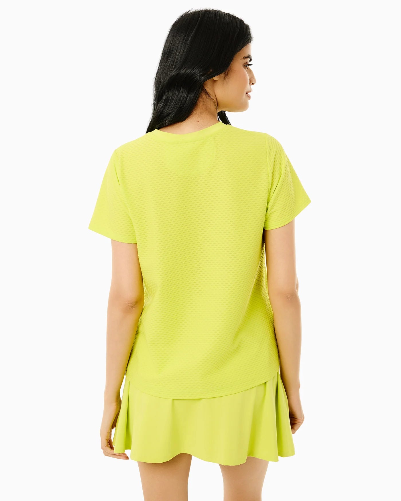 Walnut Short Sleeve - Chartreuse