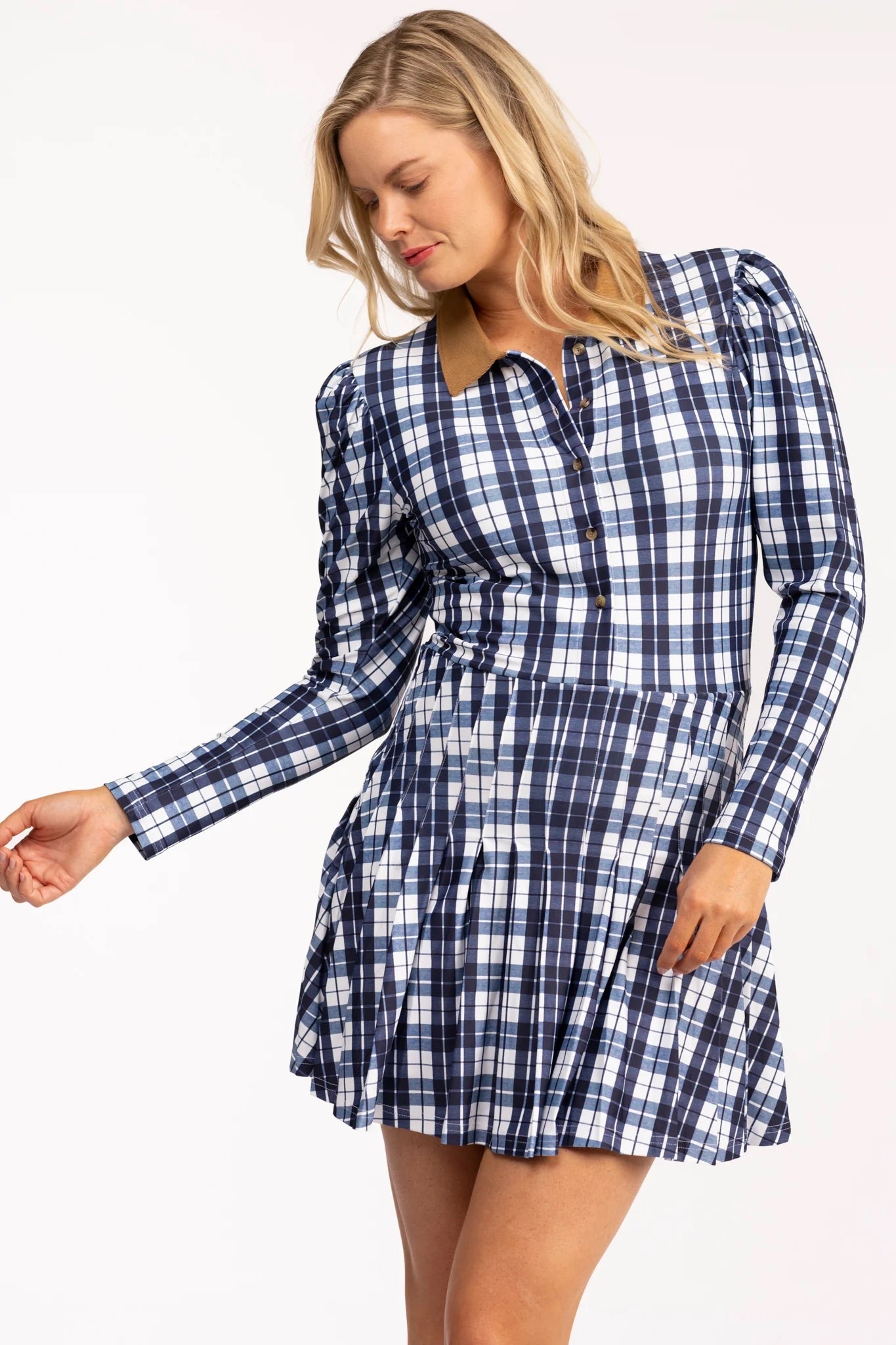 Edith Mariners Plaid Mini