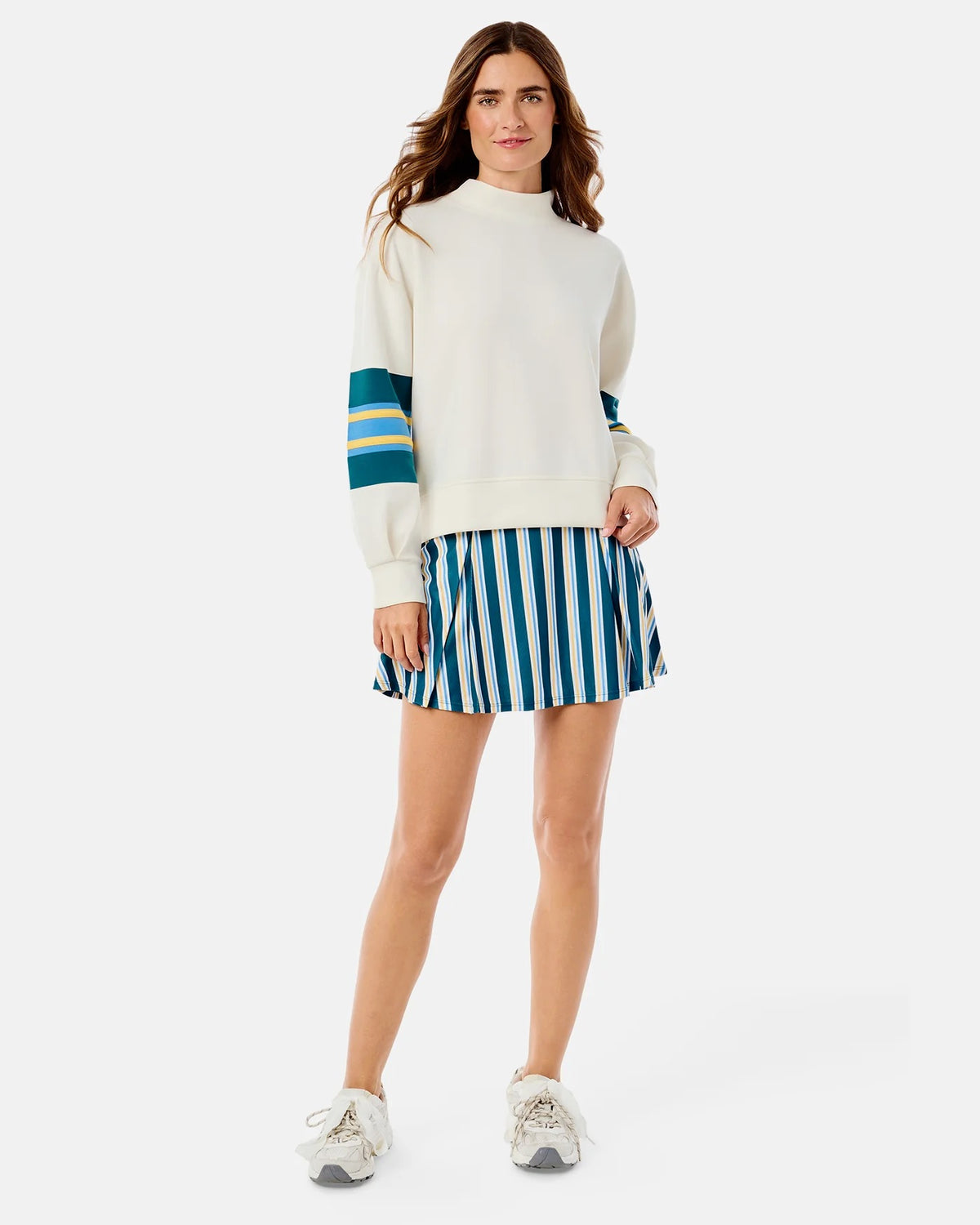Breakpoint Skort - Laguna Triple Stripe