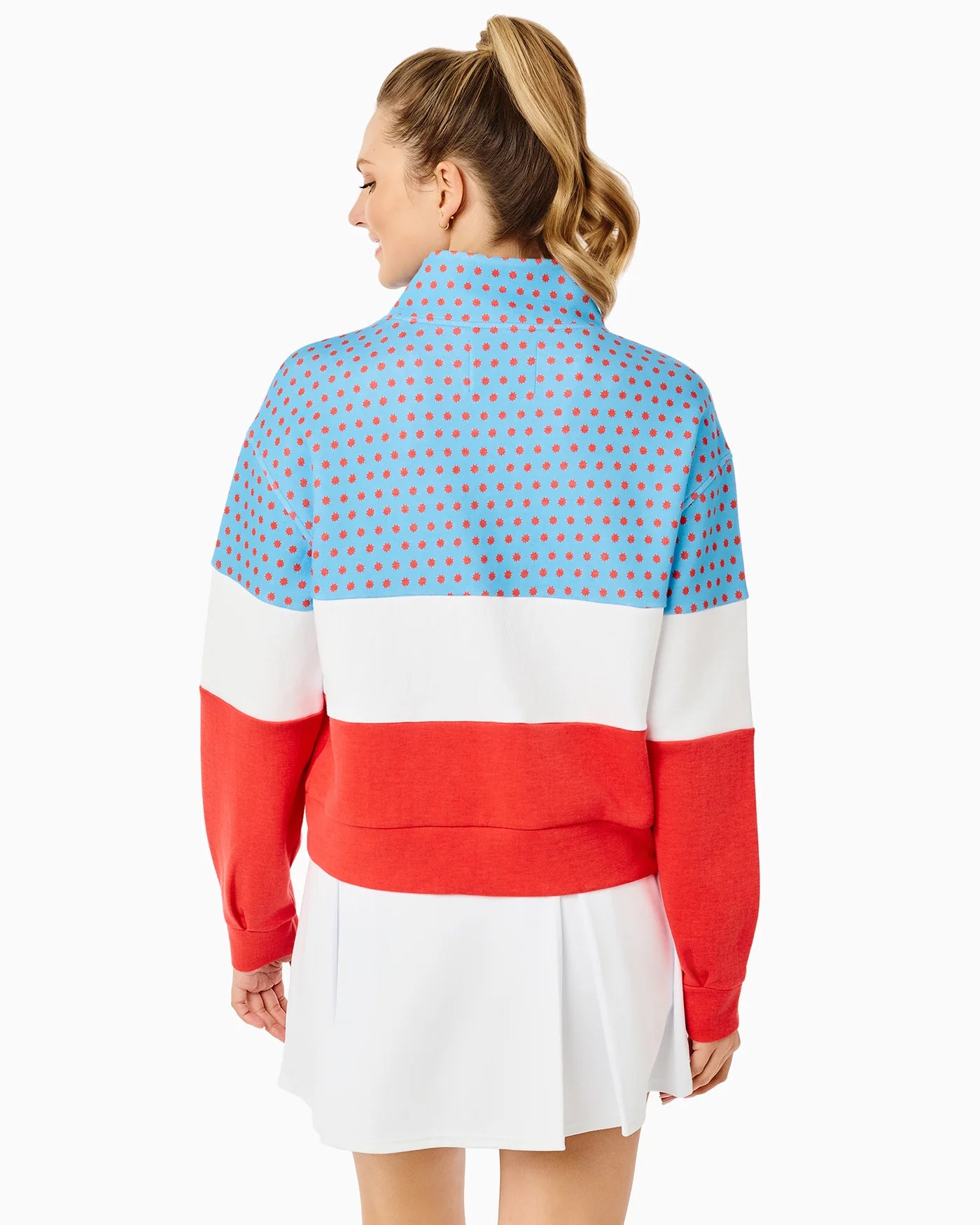 JV Quarter Zip - Ruby Vintage Suns