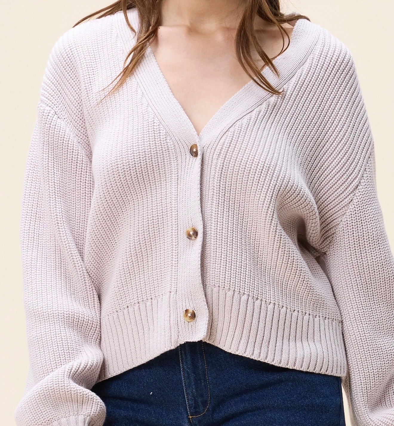 Addison Sweater Cardigan - Orchid Ice