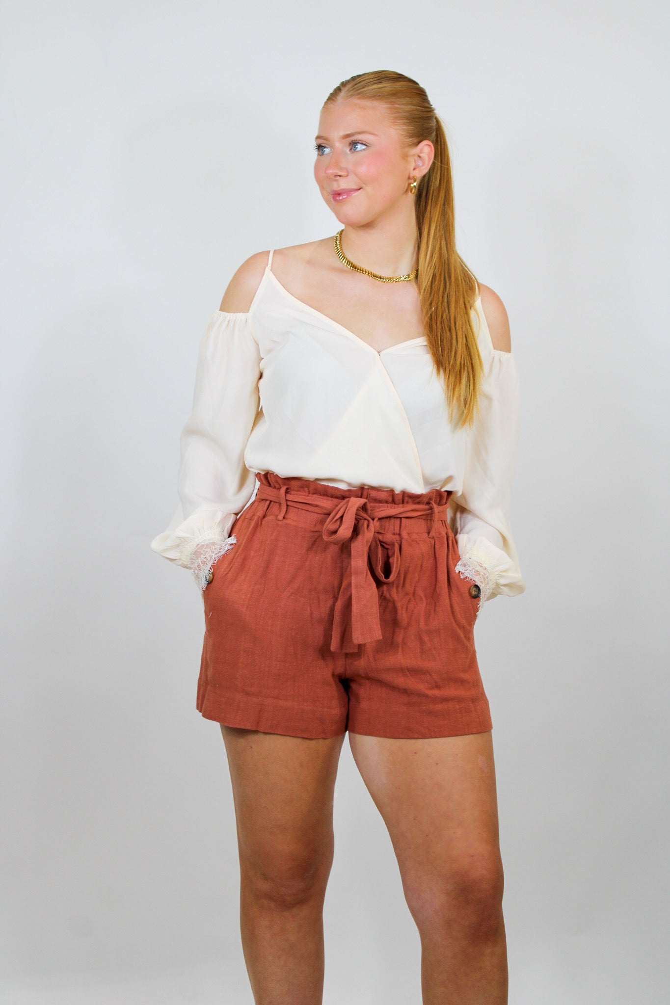 Peri Paper Bag Shorts