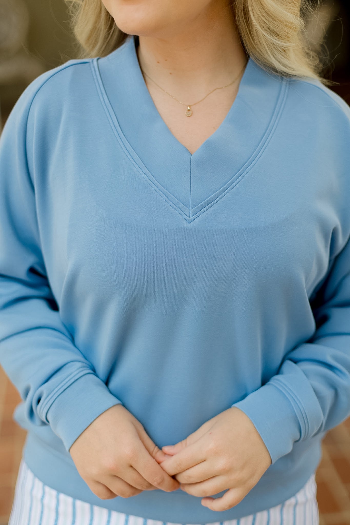 The Candace Sweatshirt - Regatta